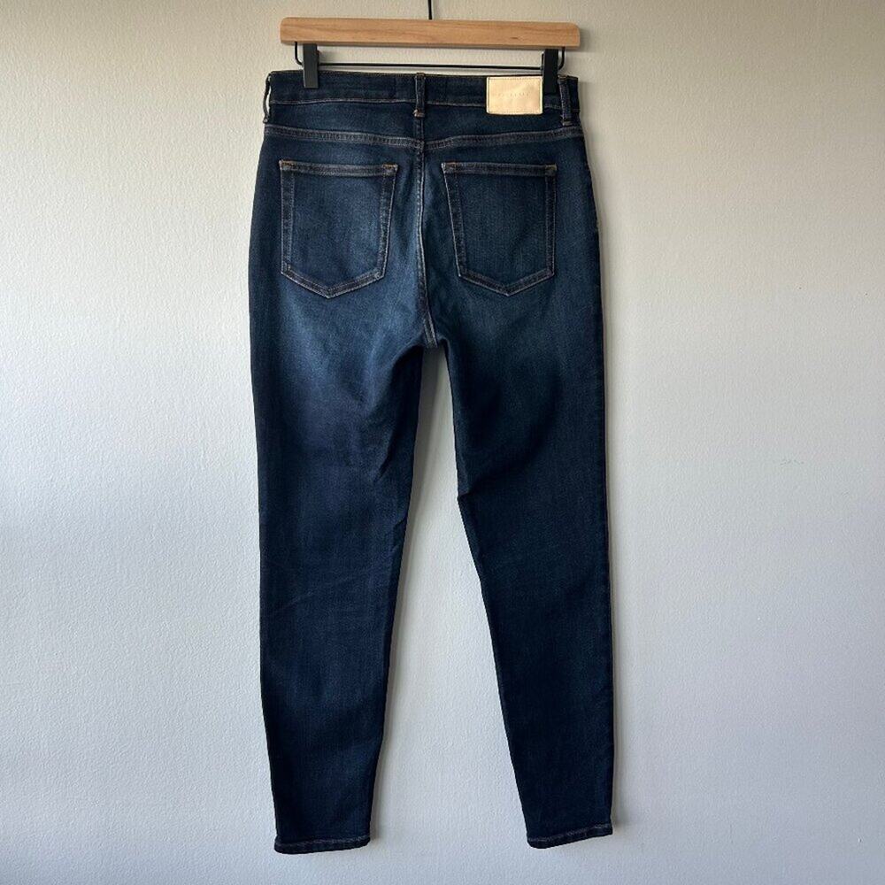 Everlane Curvy Skinny Jeans Women 28 Dark Wash High Rise - Picture 4 of 10